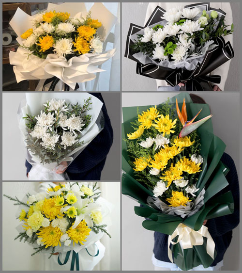广西崇左扶绥县中东镇白事花束代送